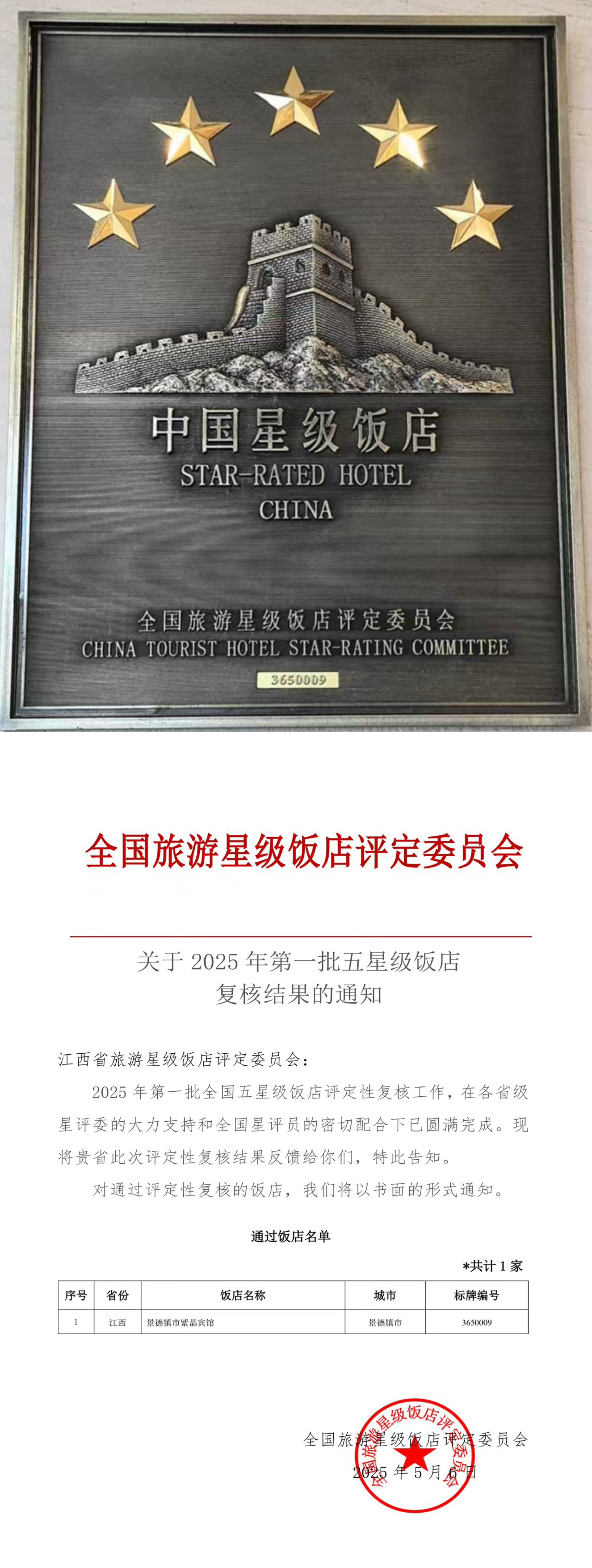 五星級(jí)飯店牌匾及文件.jpg